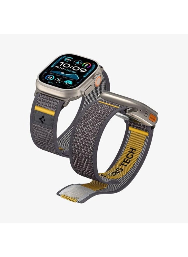 فكرة سوار ساعة رياضي فاخر من فكرا  متوافق مع ساعة ابل الترا 3 باند 49 ملم 46 ملم 45 ملم، سوار رياضي لساعة اي ووتش الترا 2 سلسلة 11 46 ملم / سلسلة 10 46 ملم سلسلة 9 8 7 6 5 اس اي 2 اس اي 3 - Image 1